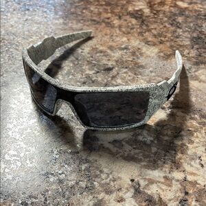Oakley Sunglasses with Intricate Black and White Design